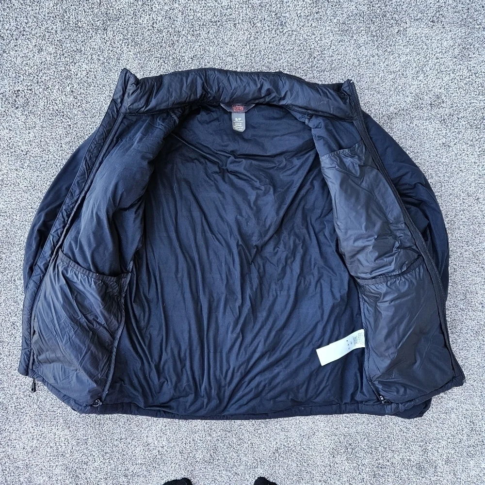 Mountain Hardwear Stretchdown 750 Fill Goose Down Jacket Black Coat Men's Small